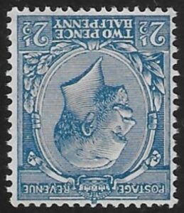 SG.372wi 2½d blue watermark inverted U/M (MNH)