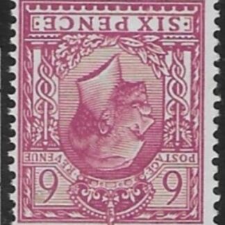 SG.385wk  6d reddish purple  watermark inverted & reversed.lightly mounted mint
