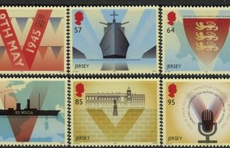 2015 Jersey SG.1940-5 50th Death Anniv. Winston Churchill. Face Value £4.20 U/M (MNH)