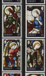 2015 Jersey SG.2017-24  Christmas 'Stained Glass Windows'. Face Value £5.45 U/M (MNH)