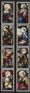 2015 Jersey SG.2017-24  Christmas 'Stained Glass Windows'. Face Value £5.45 U/M (MNH)