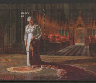 2015 Jersey MS.1991  QEII Longest Reigning British Monarch. mini sheet. Face Value £3.00 U/M (MNH)