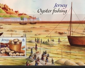 2014 Jersey MS.1881 Oyster Fishing. mini sheet. Face Value £2.00 U/M (MNH)