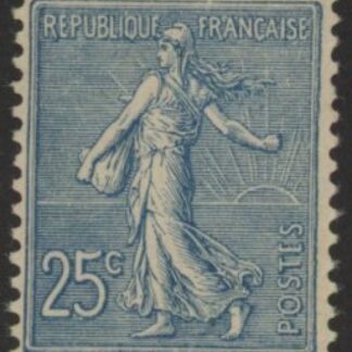 1903  France SG.318  'Sower' 25c blue.  U/M (MNH)