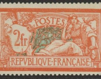 1920  France SG.387  'Merson' 2f orange & blue-green.  M/M