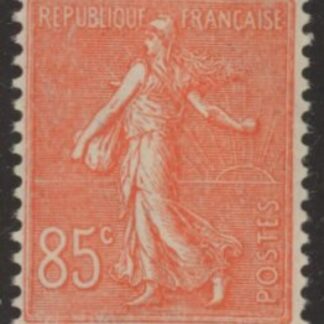 1924  France SG.386  'Sower' 85c vermilion.  M/M
