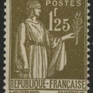 1932  France SG.513  1f.25 olive.  M/M