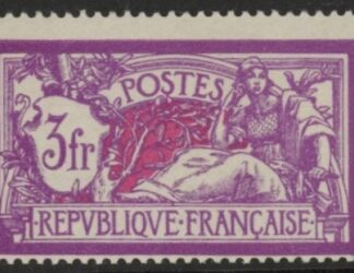 1927  France SG.430  3f deep mauve & carmine.  M/M