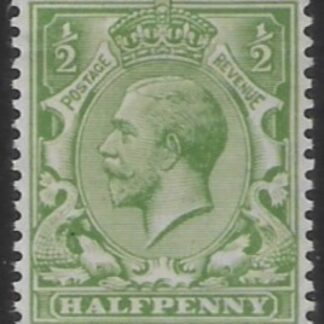 SG.354 N14(8)  ½d yellow green U/M (MNH).