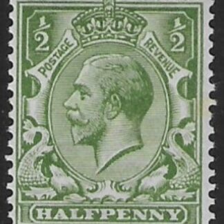 SG351-6 N14(12)  ½d olive green U/M (MNH).