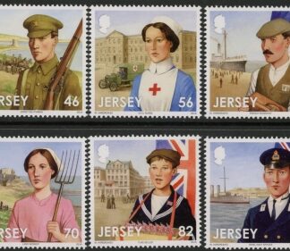 2014 Jersey SG.1853-8  Centenary of The Great War. 1st Issue. Face Value £4.05 U/M (MNH)