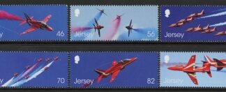 2014 Jersey SG.1846-51 50th Display Season of Red Arrows. Face Value £4.05 U/M (MNH)