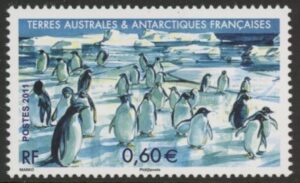 2011 French Antarctic. SG.653 Adelie Penguin. U/M (MNH)
