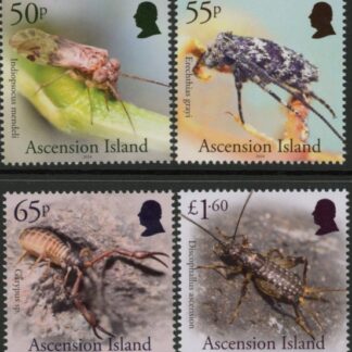 2024 Ascension SG.1367-70  Insects. set 4 values U/M (MNH)