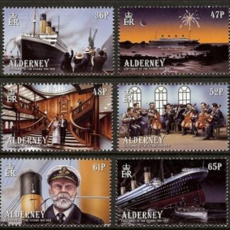 2012 Alderney A448-53 Centenary of Sinking of Titanic. U/M (MNH)