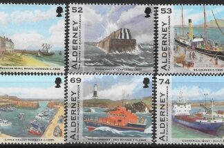 2012 Alderney A467-72 History of Alderney Harbour. U/M (MNH)