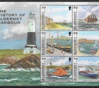 2012 Alderney MSA473 History of Alderney Harbour. U/M (MNH)