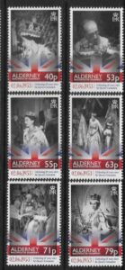 2013 Alderney  A488-93  60th Anniv. of the Coronation. U/M (MNH)