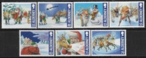 2013 Alderney  A501-7  Christmas Rudolph. U/M (MNH)