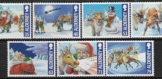 2013 Alderney  A501-7  Christmas Rudolph. U/M (MNH)
