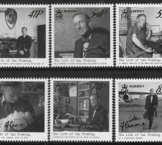 2014 Alderney  A524-9  Life of Ian Fleming. U/M (MNH)