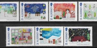 2014 Alderney  A531-37  Christmas - What Christmas Means. U/M (MNH)
