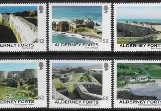 2015 Alderney  A552-7 Alderney Forts. U/M (MNH)