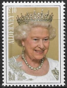 2015 Alderney  A558 QEII Britains Longest Reigning Monarch. U/M (MNH)