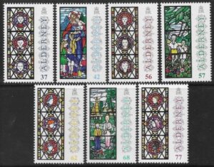 2015 Alderney  A559-65  Christmas - Stained Glass Windows. U/M (MNH)