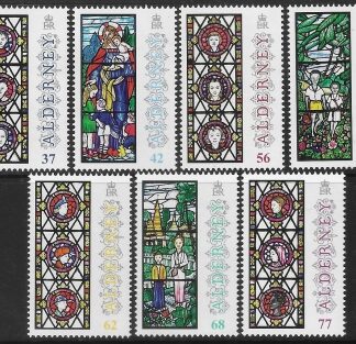 2015 Alderney  A559-65  Christmas - Stained Glass Windows. U/M (MNH)