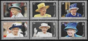2016 Alderney  A574-9  90th Birthday of QEII. U/M (MNH)