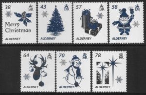 2016 Alderney  A587-93  Christmas Symbols. U/M (MNH)