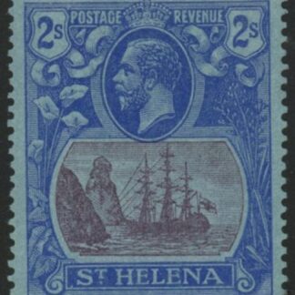 1922 St Helena.  SG.108  2/- purple & blue/blue U/M(MNH).