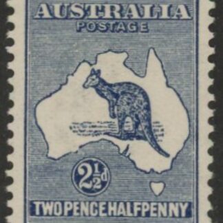 1913  Australia  SG.4 2½d  indigo (die II). mounted mint.