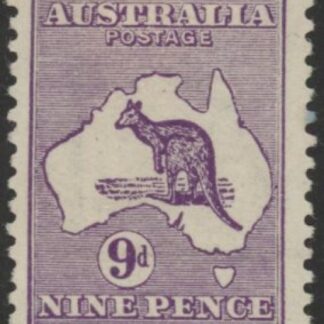 1913  Australia  SG.10  9d violet (die II). mounted mint.