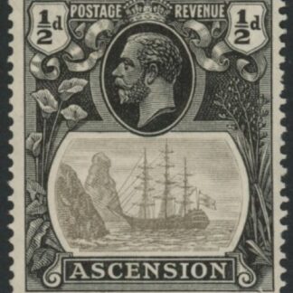 1924-33 Ascension Island  SG.10  ½d grey-black and black. U/M (MNH)