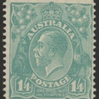 1928 Australia  SG.104  1/4d turuoise Perf 13½ x 12½  U/M (MNH)
