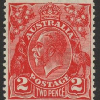 1930  Australia  SG.99a  2d golden scarlet  die III perf 13½ x 12½  mounted mint.