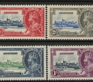 1935 Ascension SG31-4 Silver Jubilee set of 4 values mounted mint