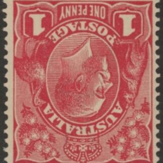 1914  Australia  SG.21cw 1d carmine-red inverted wmk. mounted mint.