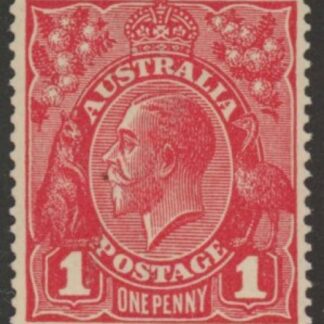 1916  Australia  SG.47 1d rose carmine. mounted mint.