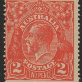 1918  Australia  SG.63a 2d dull rose-scarlet. mounted mint.