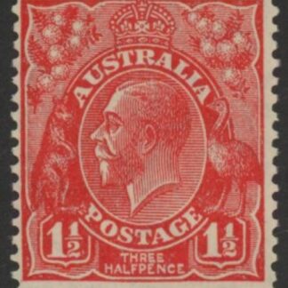1927 Australia SG.96   1½d scarlet perf 13½ x 12½  U/M (MNH)