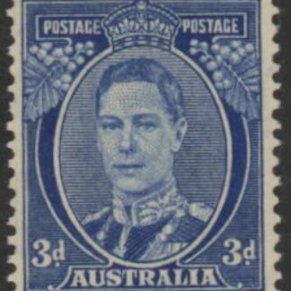 1940  Australia  SG.186 3d blue perf 15x14 die 3  U/M (MNH)