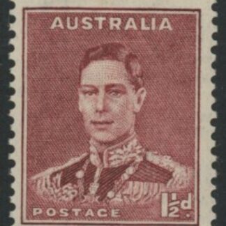 1938  Australia  SG.166  1½d maroon perf 13½ x 14. U/M (MNH)