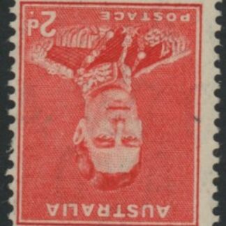 1938  Australia  SG.184w  2d scarlet inv. wmk. perf 15 x 14. U/M (MNH)