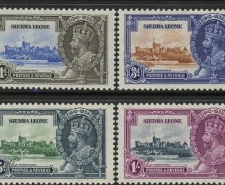 1935 Sierra Leone  SG.181-4 Silver Jubilee set 4 values  U/M (MNH)