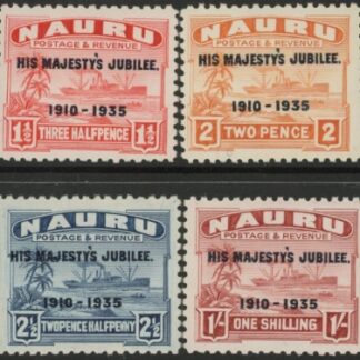 1935 Nauru SG.40-3  Silver Jubilee set 4 values u/m  (MNH)