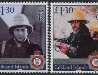 2024 Falkland Islands. SG.1571-2  In memory of Firemen Gerald Johnson & Robert Finlayson. U/M (MNH)
