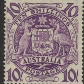 1949 Australia  SG.224b   10/-  purple  U/M (MNH)
